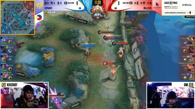 MPL PH S11 - W7D1 - ONIC vs BLCK - GAME 3 смотреть онлайн