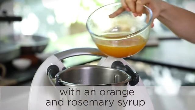 DANI VALENT: Orange and Polenta Cake with Mango Cardamom Sorbet - Thermomix recipe and video demo смотреть онлайн