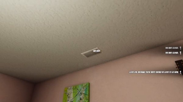 HouseParty vent puzzle solution.