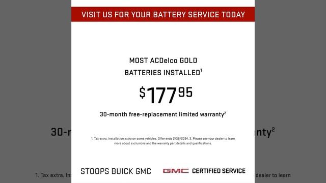 Car Care 2024 Promo 01 GMC Battery Coupon Video Plainfield IN Indianapolis IN смотреть онлайн
