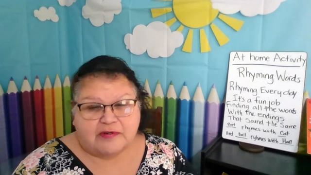 Home Activity with Teacher Rita, Focus: Language- Rhyming Words смотреть онлайн
