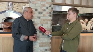 Интервью Бренд-Шефа Аваза Махкамова с открытия «Хочу Пури» Красноярск, на Взлетной