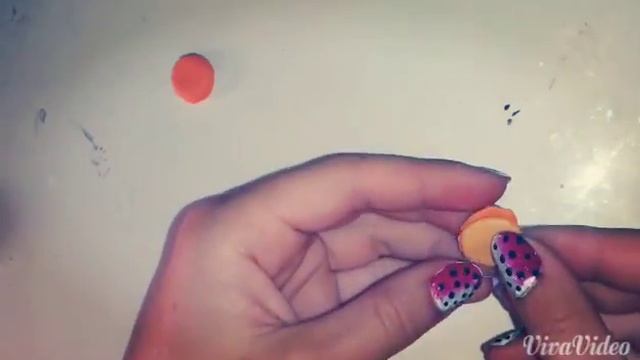 Апельсиновый макарун из полимерной глины смотреть онлайн