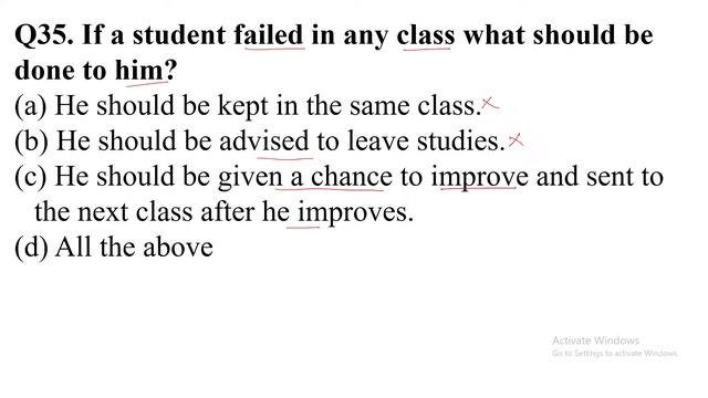 If a student failed in any class what should be done to him? смотреть онлайн