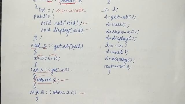 single inheritance in c++ in hindi | public | Lec-90 | Niharika panda смотреть онлайн