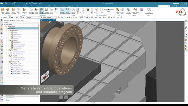 NX CAM Tutorial - Angled And Facing Heads