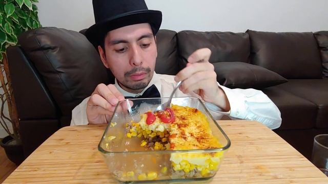 HOMEMADE SHEPHERD'S PIE (LAMB, CORN, POTATOES) MUKBANG EATING SHOW смотреть онлайн