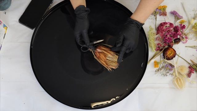 How To Make Table Top with REAL Flowers and EPOXY RESIN смотреть онлайн