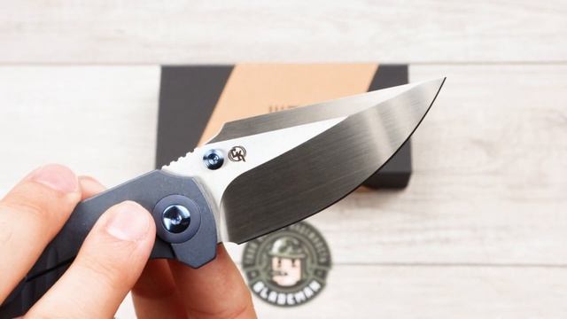 Нож WE Knife Riff-Raff, CPM 20CV, Titanium Blue смотреть онлайн