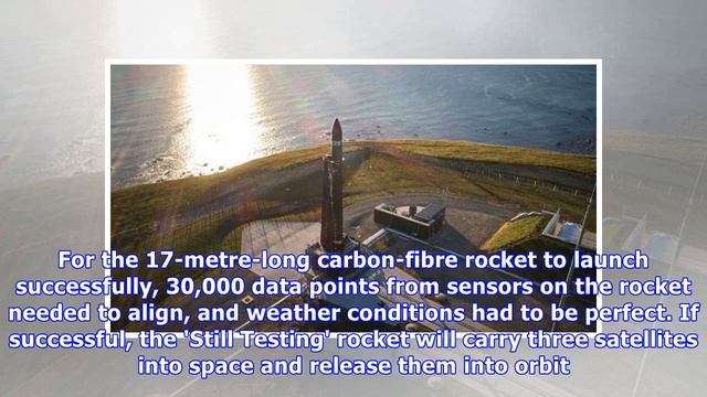 Rocket lab attempts to launch second electron test rocket into orbit смотреть онлайн
