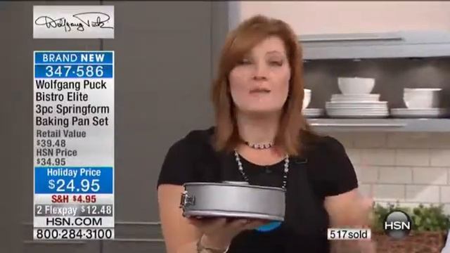 Wolfgang Puck 3piece Springform Baking Pan Set смотреть онлайн