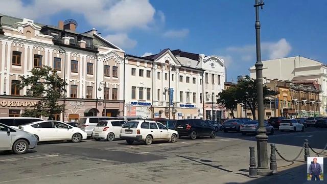 Исторический центр Владивостока По ул. Светланской на площадь Борцов за власть Советов смотреть онлайн