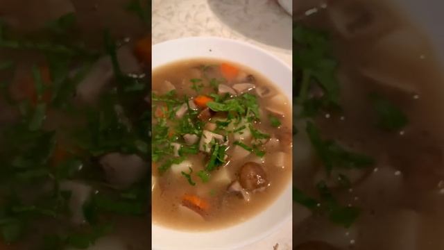 Грибная юшка Самый вкусный грибной суп 🥣 смотреть онлайн