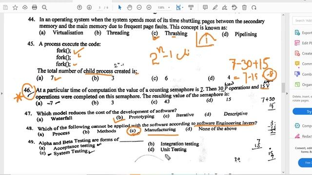 PUNJAB COLLEGE CADRE COMPUTER SCIENCE 2021| SOLVED PAPER | #gndu смотреть онлайн