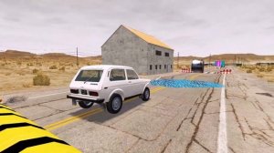 BeamNG.drive  - машины врезаются на скорости! КрашТест на дороге! Машины и Грузовики!