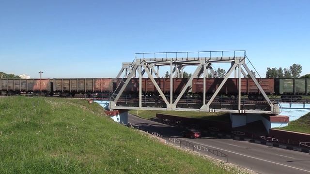 Тепловоз 2ТЭ10МК-3609 на ст. Чепино / 2TE10MK-3609 at Chepino station смотреть онлайн