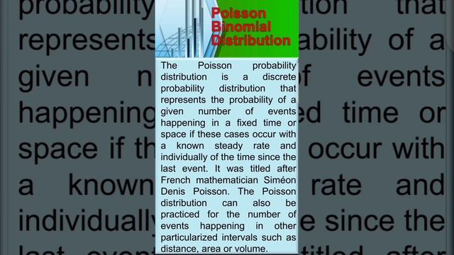 B. Statistics/ Poisson Binomial Distribution смотреть онлайн