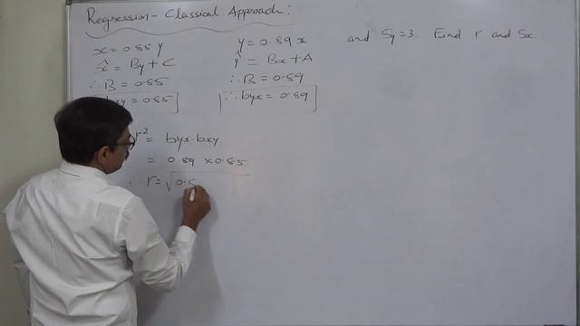 Regression - 23 To find coefficients and SD from lines of regression смотреть онлайн