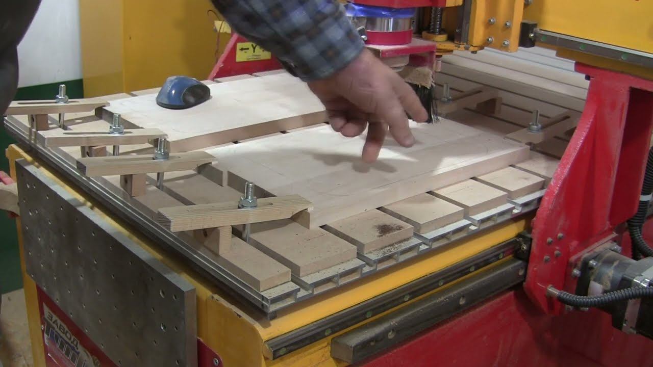 Прижимы на фрезерный станок ЧПУ смотреть онлайн