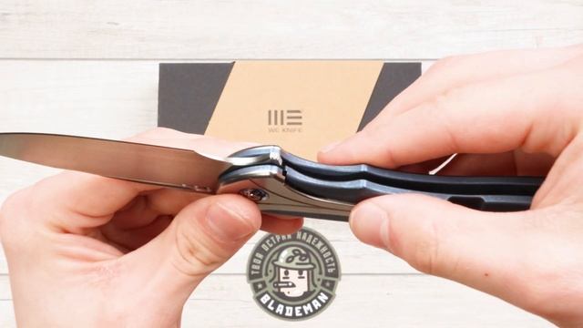 Нож WE Knife Equivik Flipper Knife, CPM 20CV, Titanium Handle, WE23020-3