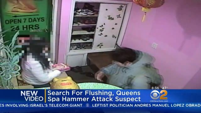 Spa Hammer Attack Caught On Camera