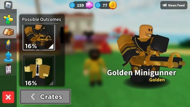 ! Открытие голден ящика ! Tower defence simulator смотреть онлайн