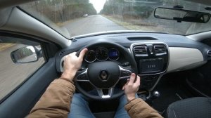2018 RENAULT LOGAN POV Test Drive
