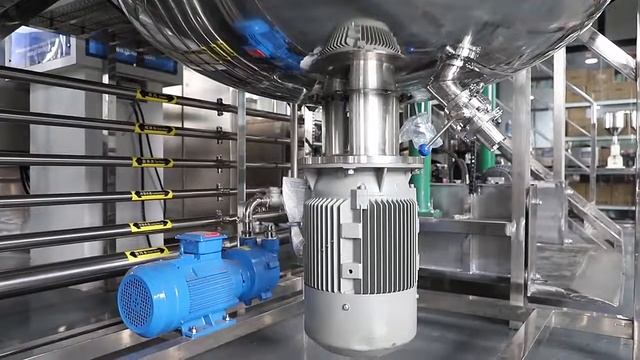 1000L Fixed type Vacuum Homogenizer Mixer with Steam Heating System смотреть онлайн