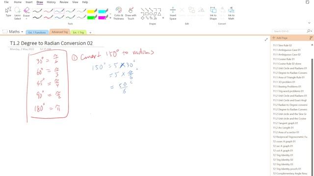 T1 2 Degree to Radian Conversion 02 смотреть онлайн