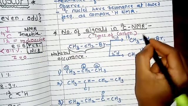 CARBON -13 NMR SPECTROSCOPY :- Carbon-13 NMR SPECTROSCOPY types of carbon and no of NMR signals смотреть онлайн