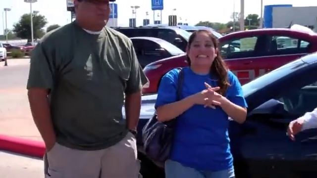 Jeremiah Of Vara Chevrolet Hands Over The Keys To A Brand New 2011 Chevy Camaro SS