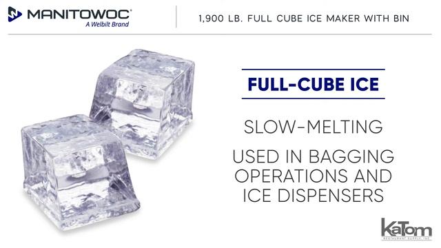 Manitowoc Indigo NXT™ 1,900 lb. Full Cube Ice Maker with Bin смотреть онлайн