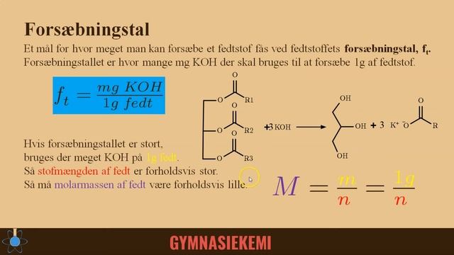 Forsæbningstal | Kemi B - Biokemi 1 смотреть онлайн