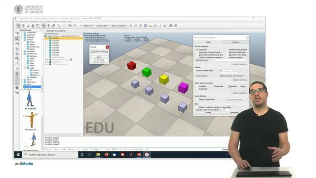Object properties in CoppeliaSim | CoppeliaSim (V-REP) смотреть онлайн