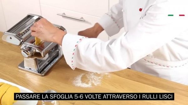 Pasta fresca fatta in casa con Marcato Atlas 150 Classic - Video tutorial