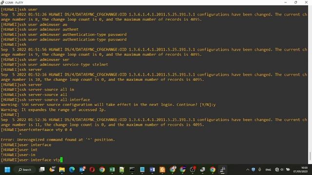 Huawei S5735 Network Switch SSH Configuration смотреть онлайн