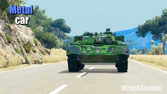 Jelly Car vs Metal Car #15 - Beamng drive смотреть онлайн