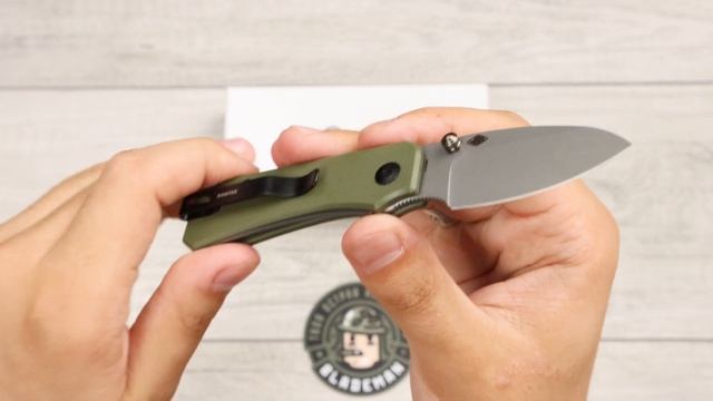 Нож CIVIVI Baby Banter, Nitro-V Gray, G10 Green