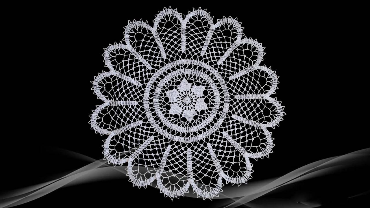 Ажурная салфетка 