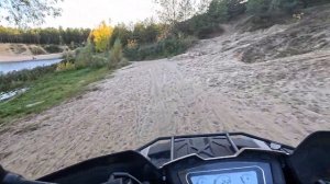 На квадроцикле по песку, чуть собаку не задавил=)  GOPRO 13