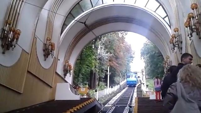Фуникулер Подол Киев Украина Kiev Tourism