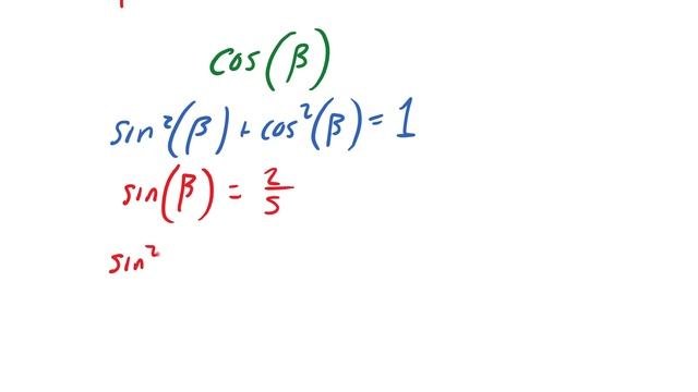 Find cos(α-β) given sin(α) and sin(β) and quadrants смотреть онлайн