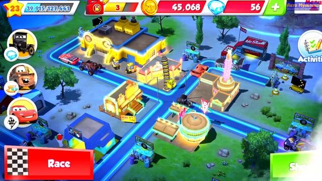 Cars 2: Neon Lightning McQueen - Fast As Lightning