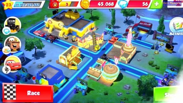 Cars 2: Neon Lightning McQueen - Fast as Lightning