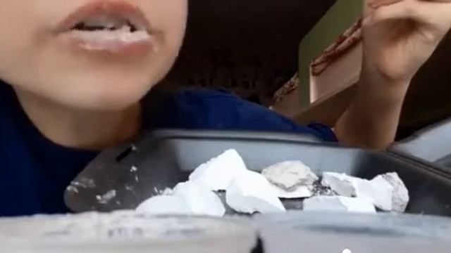 ASMR/Chalk/Хруст/Мел в глиняной пасте №4