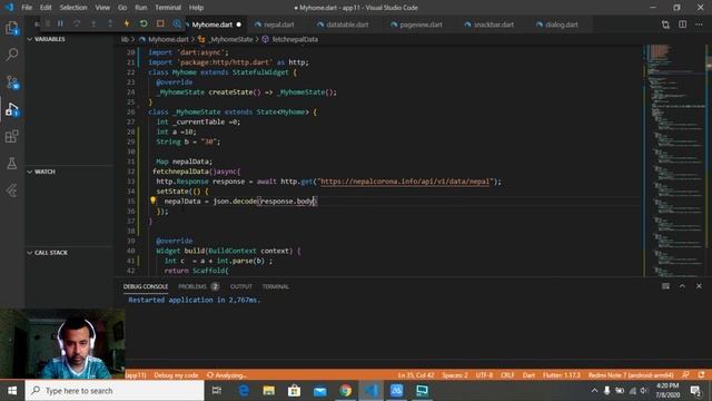 Learn Flutter In Nepali (Part- 35 fetching data from API) смотреть онлайн