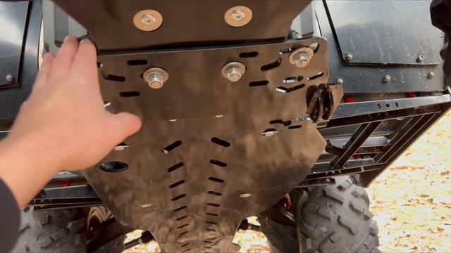 Двухсоставная защита QUADRaD на квадроцикл  AODES. Https://vk.com/quadrad888