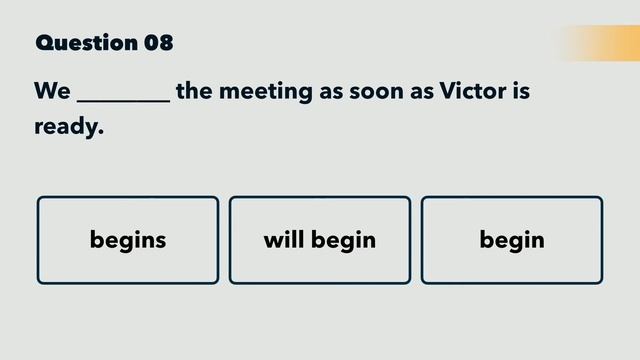 First Conditional Grammar Quiz