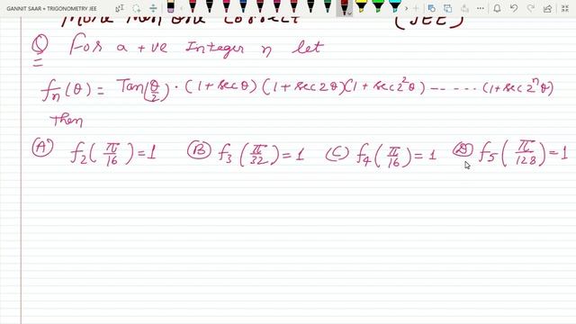 N TRIGONOMETRY (PROOF OF SIN,COS,TAN36 DEGREE AND SOME JEE QUESTION BASED ON IT) смотреть онлайн