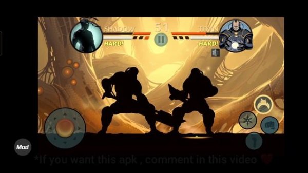 shadow fight 2 titan mod apk || Titan vs Titan, who will win?? watch till end💪|| #gaming #sillygame